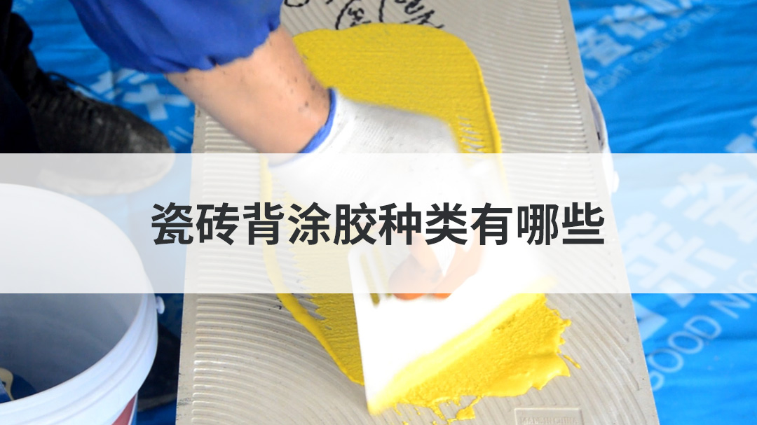 瓷砖背涂胶种类有哪些？